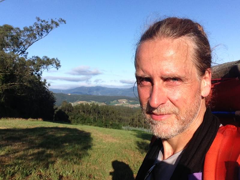mit Klaus Peill auf dem Jakobsweg